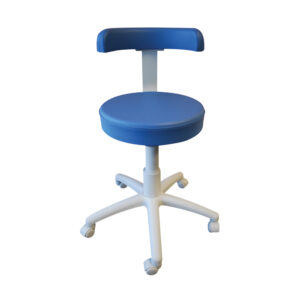 Pneumatic Stool With Backrest